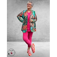 Only-m Blazer Travel Stampa Azzuro